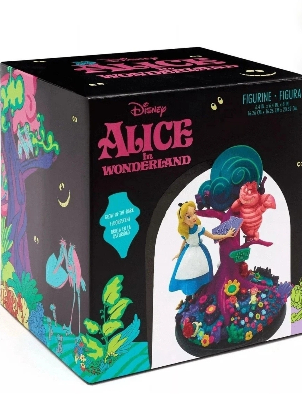 Disney Parks Alice in Wonderland Glow-in-the-Dark Figurine
